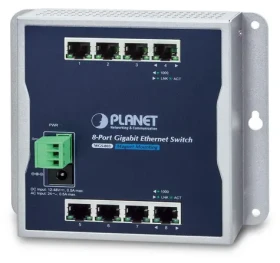 Planet WGS-803 / Switch / 8x RJ-45 10/100/1000 / Neřízený / Nástěnný (WGS-803)