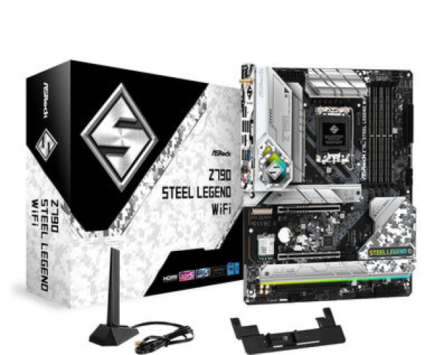 ASRock Z790 Steel Legend WIFI / Z790 / LGA 1700 / 4x DDR5 / PCIEx16 / 1x 2.5GLAN / ATX (90-MXBKD0-A0UAYZ)