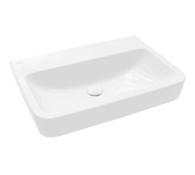 VILLEROY & BOCH - O.novo Umyvadlo na desku, 60x46 cm, bez přepadu, bez otvoru pro baterii, alpská bílá 4A416F01