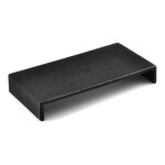 Set saténových podstavců na šperky - černý - 35~39 x 19,7 x 3~8 cm - 3 ks - výprodej