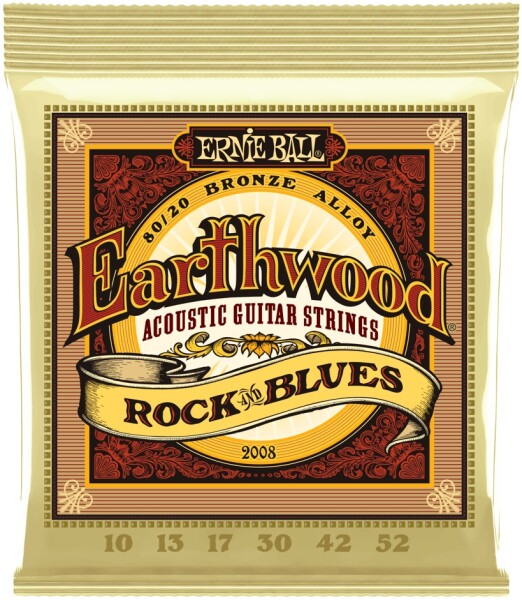 Ernie Ball 2008 Earthwood 80/20 Bronze Rock & Blues