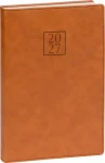 NOTIQUE Prestigio 2027 hnědý / Denní diář / 15 × 21 cm
