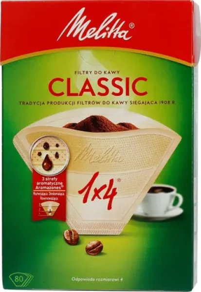Melitta Gourmet Intense / Kávové filtry / papírové / velikost 4 / 80 ks (98056)
