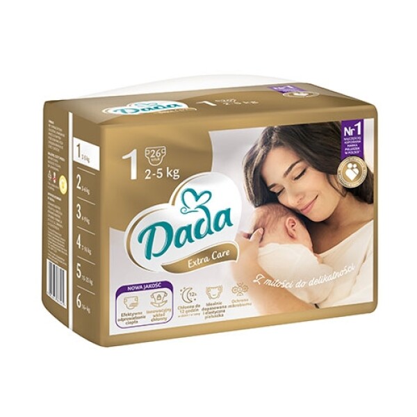 Dada extra care vel.1, 2-5kg, 26ks