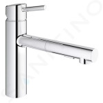 GROHE - Concetto Dřezová baterie s výsuvnou sprškou, chrom 30273001