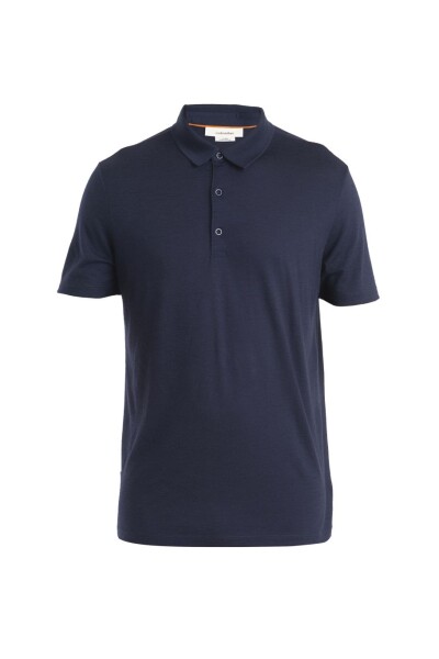 ICEBREAKER Mens Merino 150 Tech Lite III SS Polo, Midnight Navy velikost: S