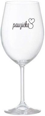 PAUZIČKA čirá sklenice na víno 350 ml