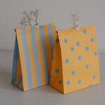 Eulenschnitt Papírový sáček Stripes and Dots 21 × 15 cm – set 6 ks, multi barva, papír