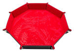 Dice tray - Dragon Skin Edition- Osmihran - Červený