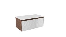 Koupelnová skříňka s krycí deskou Naturel Monza 79x30x45 cm ořech mat MONZA80WND MONZA80WND