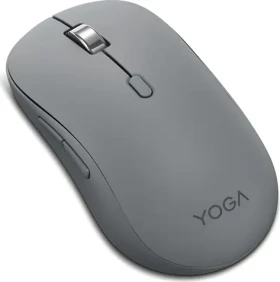 Lenovo Yoga Bluetooth Silent Mouse šedá / Myš / Bluetooth 5.3 / 4000 DPI / 6 tlačítek / tichá (GY51S61919)
