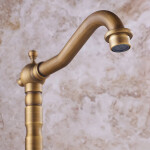 REA - Kuchyňská Umyvadlová baterie Rustico antique gold REA-B5521