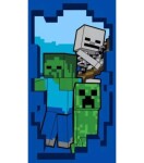 Jerry Fabrycs Minecraft Creeper Zombie JFK103250 plážová osuška modrá 70x140