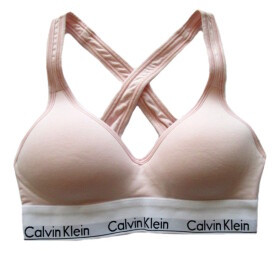 Dámská sportovní podprsenka Calvin Klein QF1654E růžová