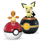 Pokémon stavebnice Mega - Charmander a Pichu + Poké Ball