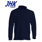 Polokošile dlouhý rukáv piké 210g/m2 barevné 100% bavlna JHK PORA210LS