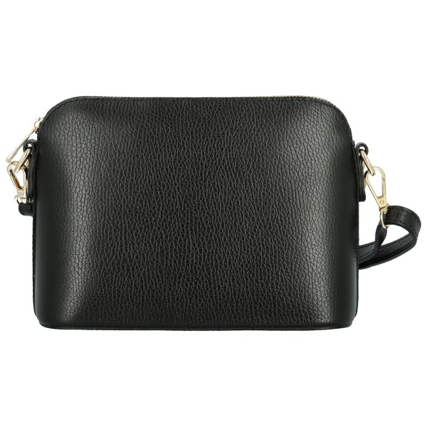 Módní dámská kožená crossbody kabelka Jurina new, černá