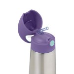 B.box 500703 Termoska na pití s brčkem 350 ml - lilac pop