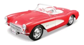 Maisto - ASSEMBLY LINE 1957 Corvette červená
