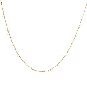 ELENYS Beads Chain – pozlacený náhrdelník 18K žluté zlato Délka: 42+5,5 cm / max. 47,5 cm