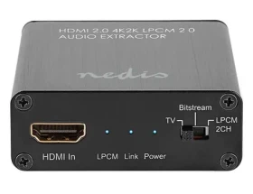 Nedis VEXT3470AT HDMI převodník HDMI na audio analog Jack + digital toslink (VEXT3470AT)
