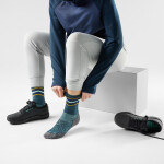 Dámské merino běžecké ponožky SMARTWOOL Women's Run Targeted Cushion Mid Crew So, Twilight Blue velikost: 42-45 (L)