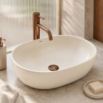 REA - Umyvadlo na desku Focus Creme REA-U3229