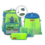 Školní aktovka Step by Step SPACE NEON, Race Car Chuck - 5 dílný set, AGR certifikát