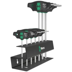 WERA 467/7 TORX HF Set 2 / sada šroubováků s příčnou rukojetí TORX s přidržovací funkcí / 7 dílný (05023456001)