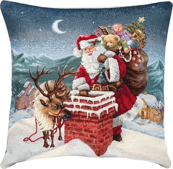 NábytekProNás Dekorační polštář - Santa Claus a sob