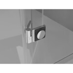 MEXEN/S - Lunar L sprchové dveře křídlové pravé 75, transparent, chrom 834L-075-000-01-00-P