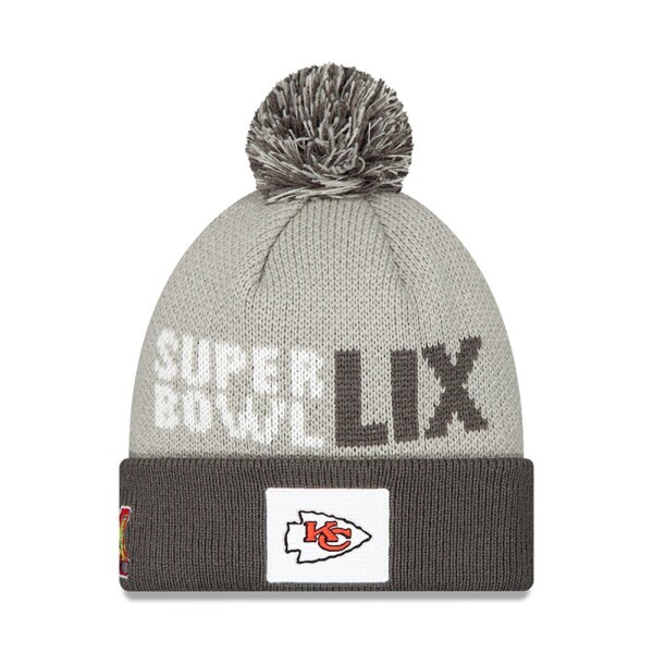 New Era Pánská zimní čepice Kansas City Chiefs NFL Super Bowl LIX Opening Night