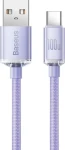 Baseus CAJY000505 Kabel USB-A (M) - USB-C (M) 2 m fialová / 100W (CAJY000505)