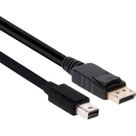 Club3D Mini-DisplayPort / DisplayPort kabelový adaptér Mini DisplayPort konektory, Konektor DisplayPort 2.00 m černá CAC-2163 samozhášecí Kabel DisplayPort