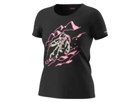 Dynafit Blacklight Cotton dámské triko krátký rukáv Black Out vel. L