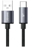 USAMS U91 Tarnish / Datový kabel / USB-C - USB-A / 1m / 18W (SJ767USB01)