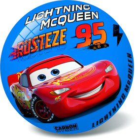Míč Auta/Cars nafouknutý 23cm v síťce