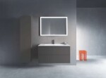 DURAVIT - L-Cube Umyvadlová skříňka 55x102x48 cm, 2 zásuvky, grafit mat LC624204949
