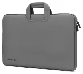 Wozinsky WNT-17G šedá / Taška na notebook / 17.3" / Neoprenové výsuvné držadlo