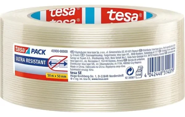 Tesa 45900 Ultra Resistant 50 mm x 50 m / Balicí páska / vyztužená monofilamentem (45900-00000-01)