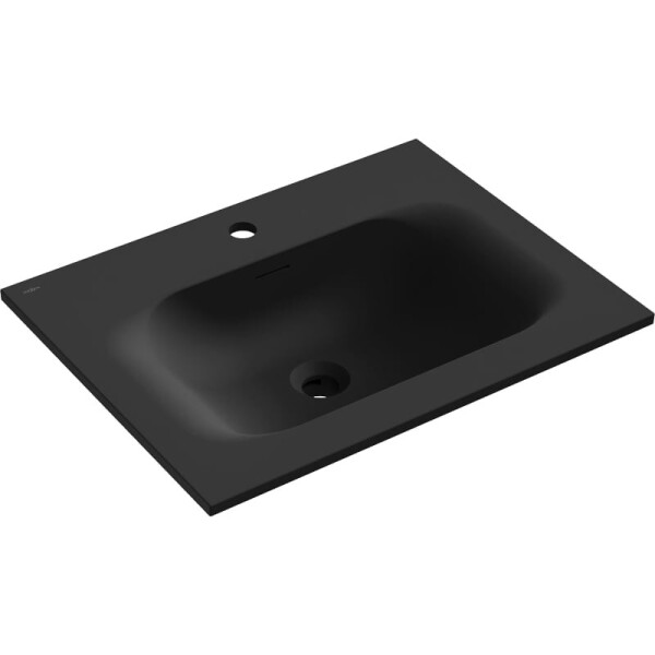MEXEN - Vela umyvadlo zapuštěné do desky 61 x 46,5, černá mat 25236071
