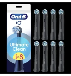 Oral-B iO Ultimate Clean EB8 černá / Náhradní hlavice / 8 ks (iO UC EB8 Czarne)
