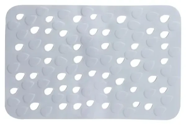 Spirella DROPS protiskluzová podložka do vany šedá / PVC / 53 x 35 cm