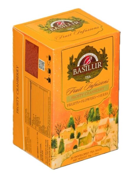 BASILUR Christmas Fruit Frosty Cranberry přebal 20x1,8g