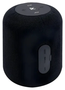 Gembird SPK-BT-15-BK černá / Přenosný reproduktor / 5W / Bluetooth 5.0 / mikrofon / microSD / 1200 mAh (SPK-BT-15-BK)