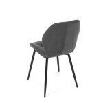 Jídelní židle, šedá, látka, CT-285 GREY2