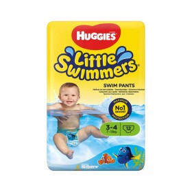 Huggies Little swimmers 3-4, 7-15 kg, 12 ks