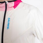 Běžecká bunda SALMING Sarek Jacket 21 White/Pink Velikost textilu: