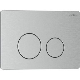 MEXEN - Tex 06 splachovací tlačítko, inox 6106-10