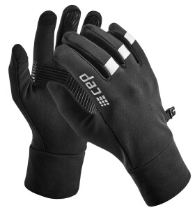 Cep běžecké rukavice black - CEP běžecké rukavice ZIMNÍ Velikost: L
